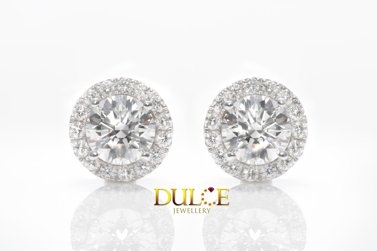 18K Gold Lab-Grown Diamond Earrings With Natural Diamond Jacket (Price by Request)