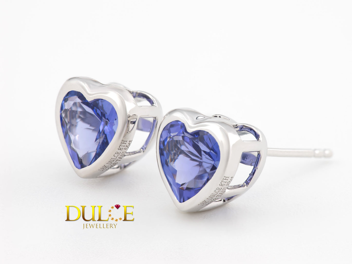 18K Gold Tanzanite Earrings