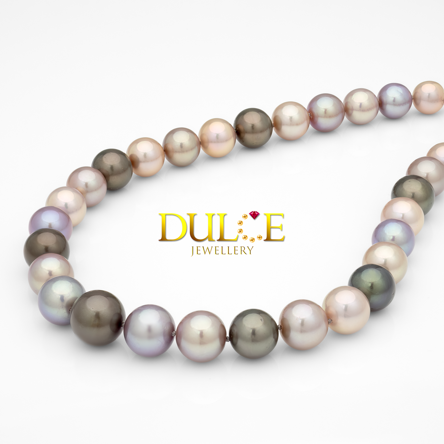 925銀淡水珍珠和大溪地珍珠項鍊