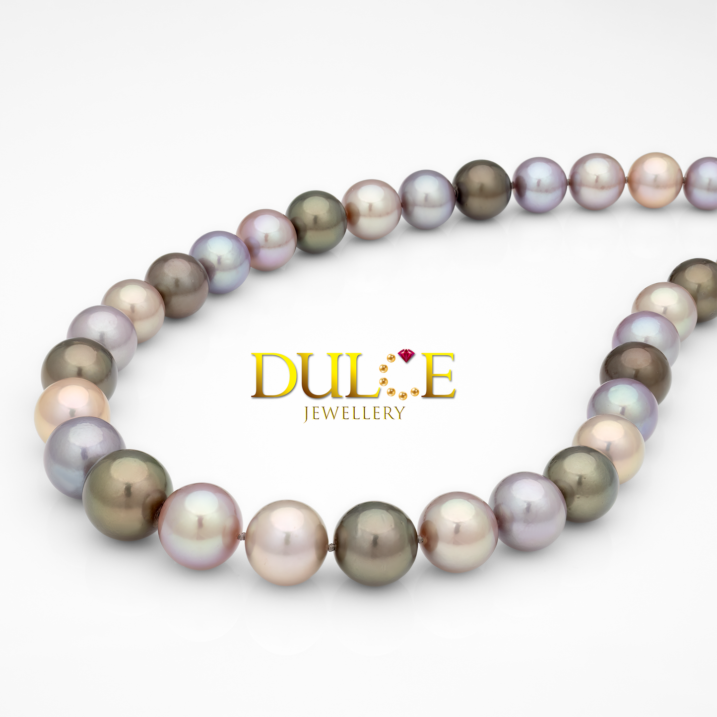 925銀淡水珍珠和大溪地珍珠項鍊