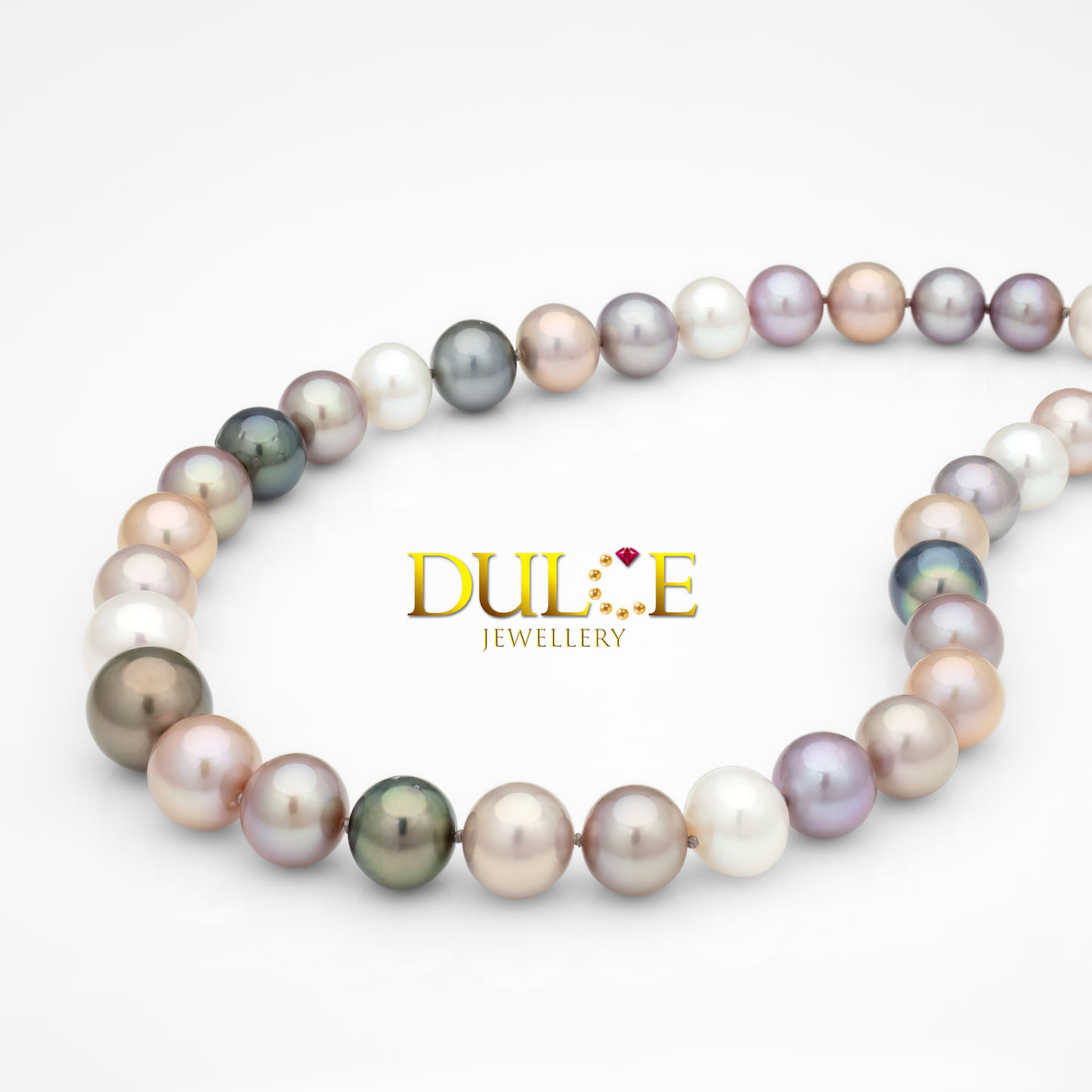 925銀金屬淡水珍珠和大溪地珍珠項鍊