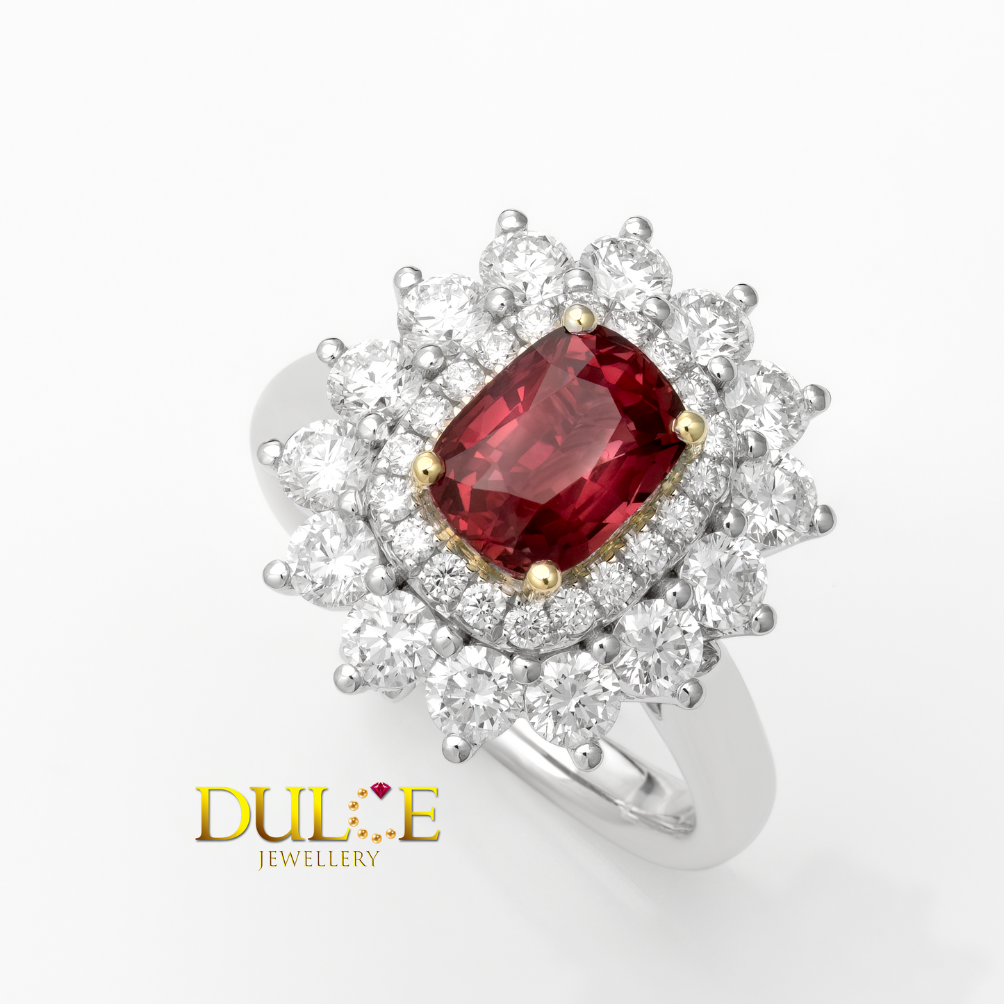 18K Ruby Diamond Ring/Pendant