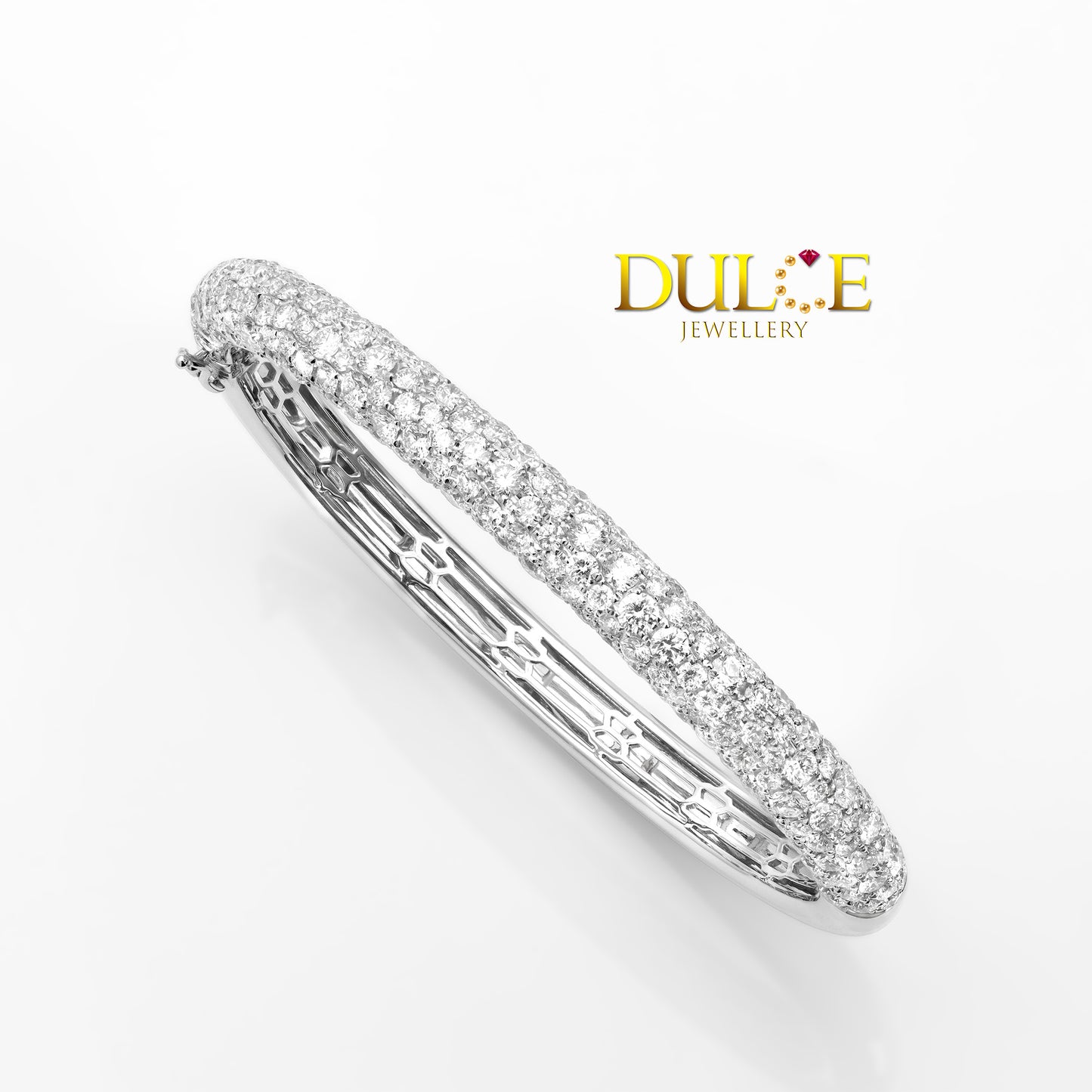 14K Lab Grown Diamond Bangle