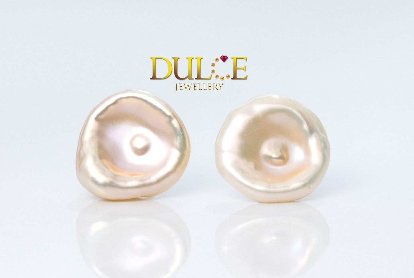 (Silver) Freshwater Keshi Pearls Earrings