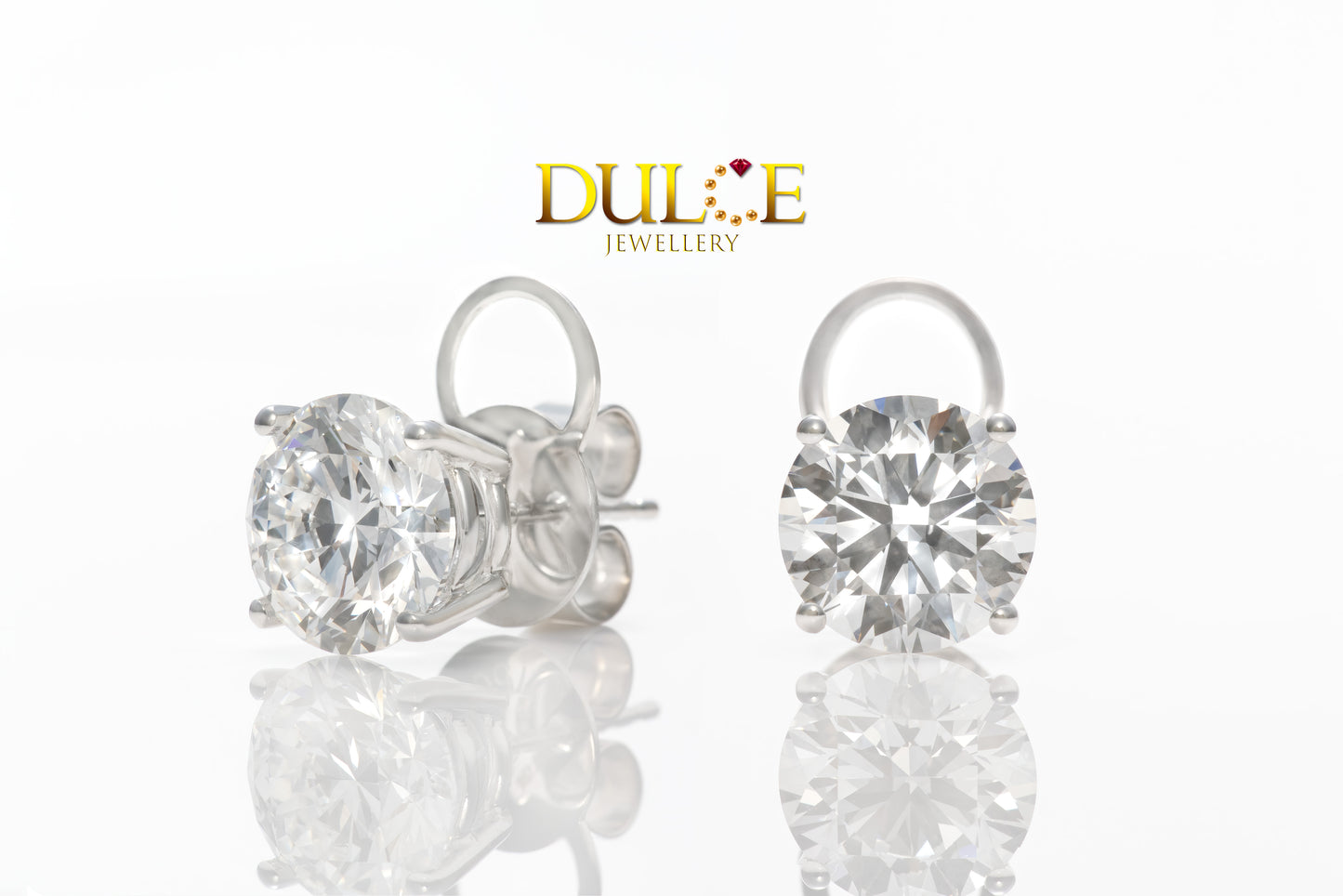 18K Gold Lab-Grown Diamond Earrings With Natural Diamond Jacket (Price by Request)