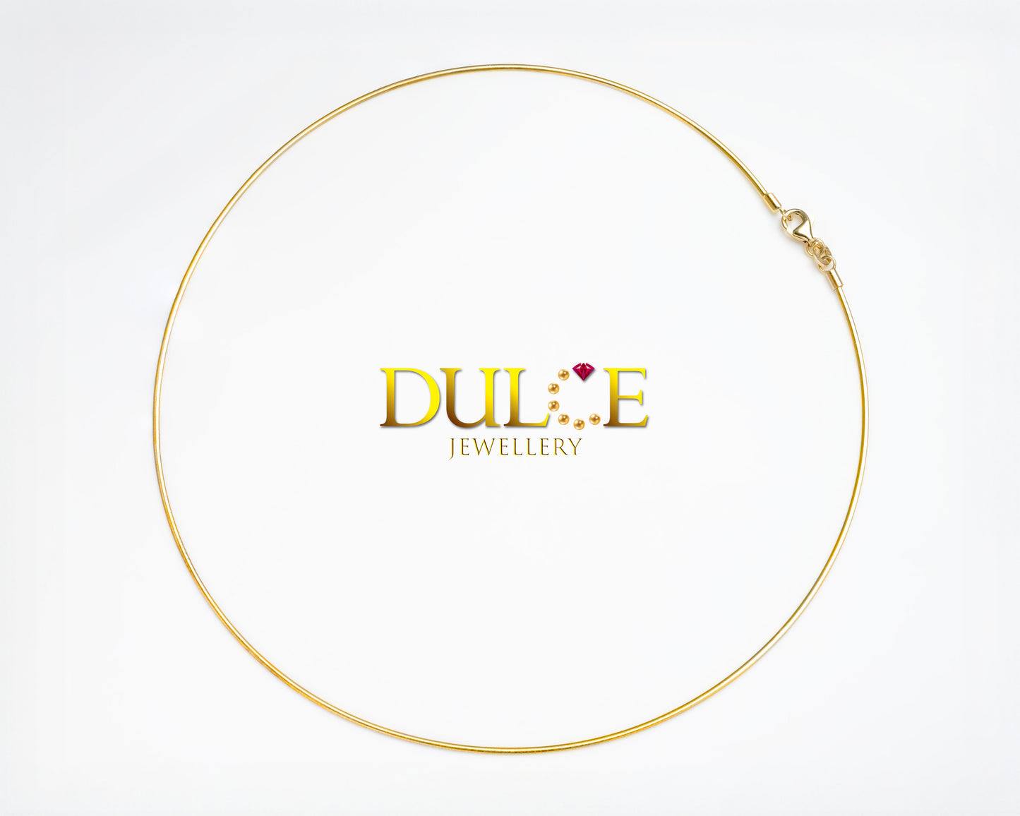 14K R/W Gold Italian Double Sided Necklace