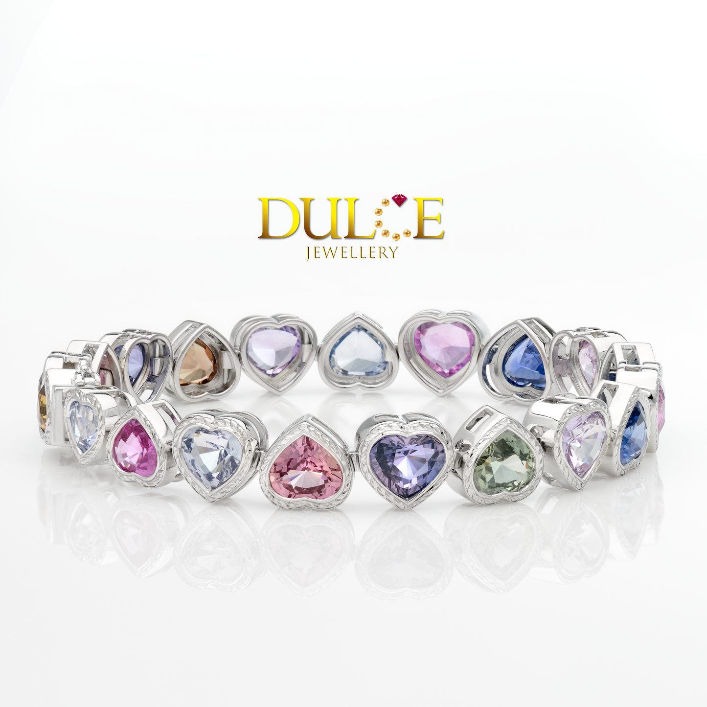 14K 彩虹藍寶石手鐲