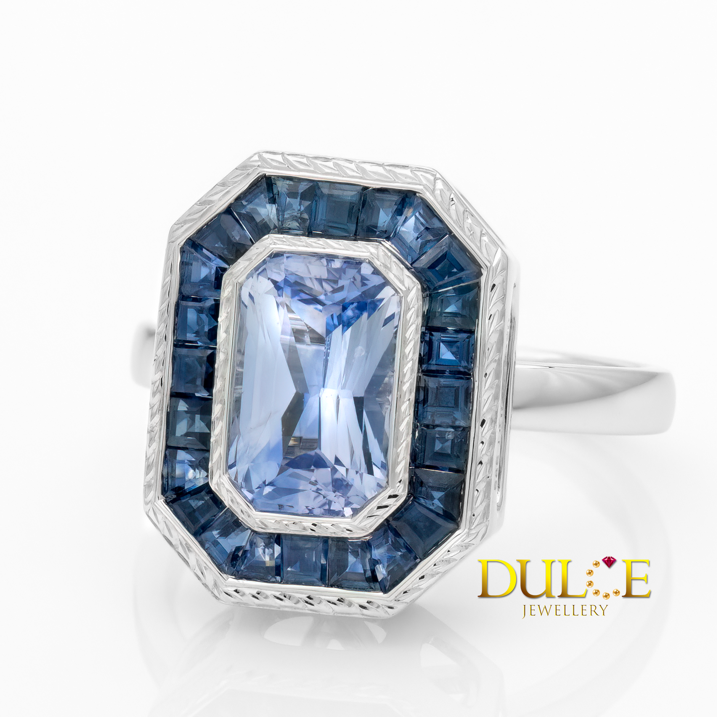 14K Blue Sapphire Dual Purpose Ring/Pendant