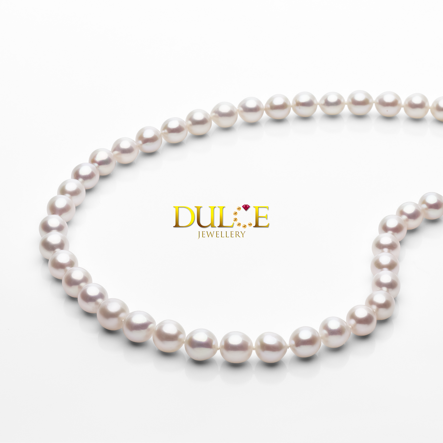 925銀 8-9毫米 金屬質感淡水珍珠項鍊