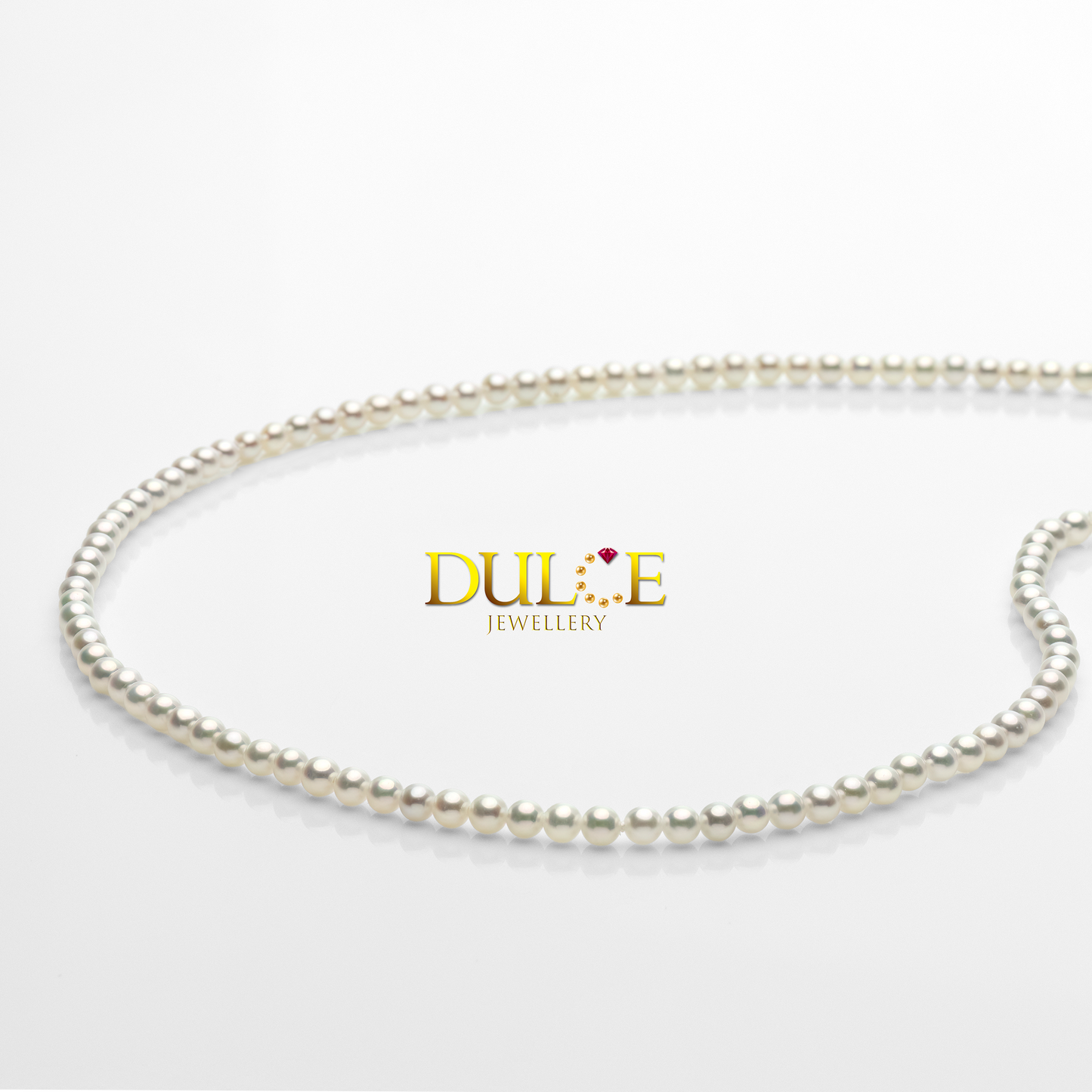 18K 金 3 毫米淡水珍珠可調式項鍊