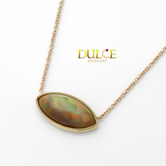 9K Opal Necklace