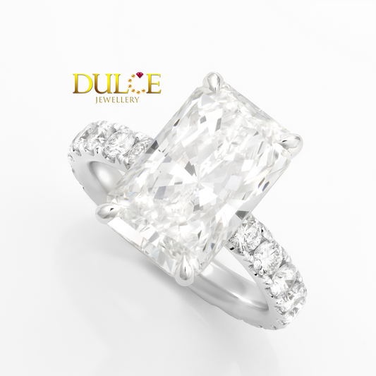 14K實驗室培育鑽石戒指