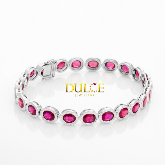 14K Ruby Bracelet