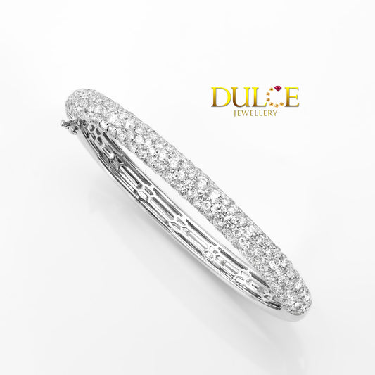 14K實驗室培育鑽石手鐲