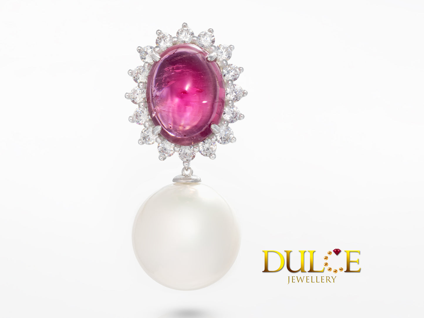 Tourmaline & Zircon Freshwater Pearls Pendent